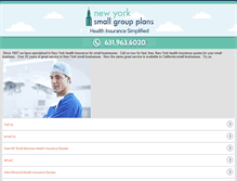 Tablet Screenshot of nysmallgroupplans.com